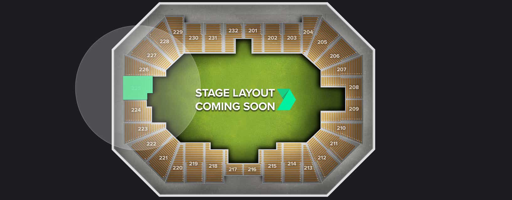 Seat view from Upper
