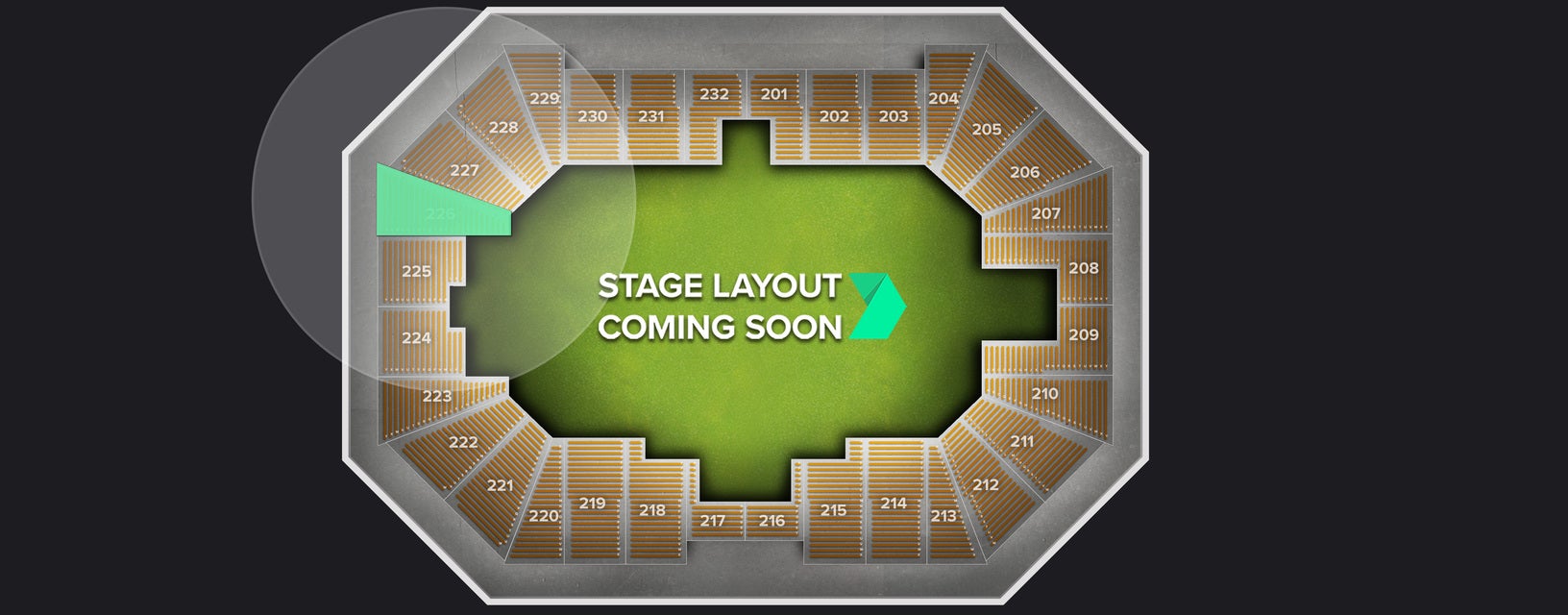 Seat view from Upper