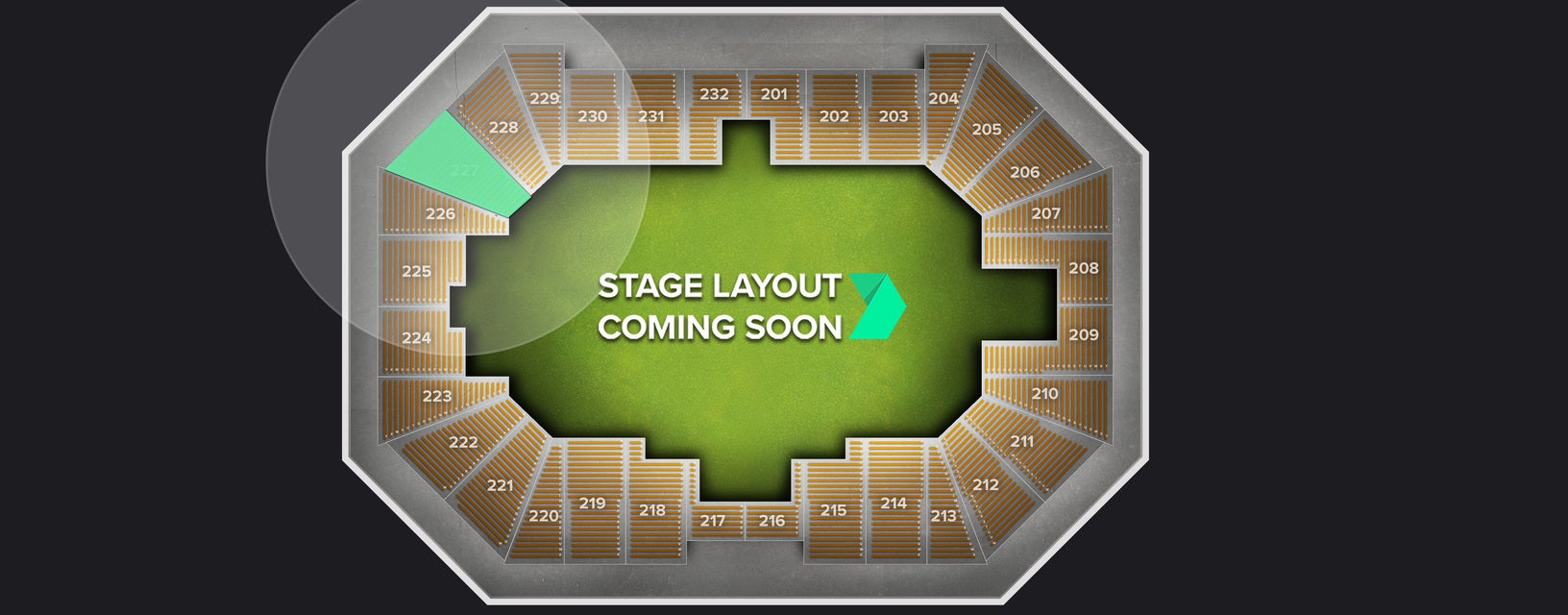 Seat view from Upper
