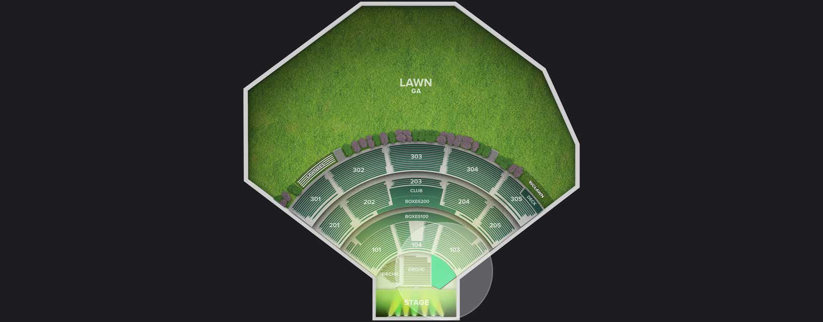 Seat view from Orchestra Left