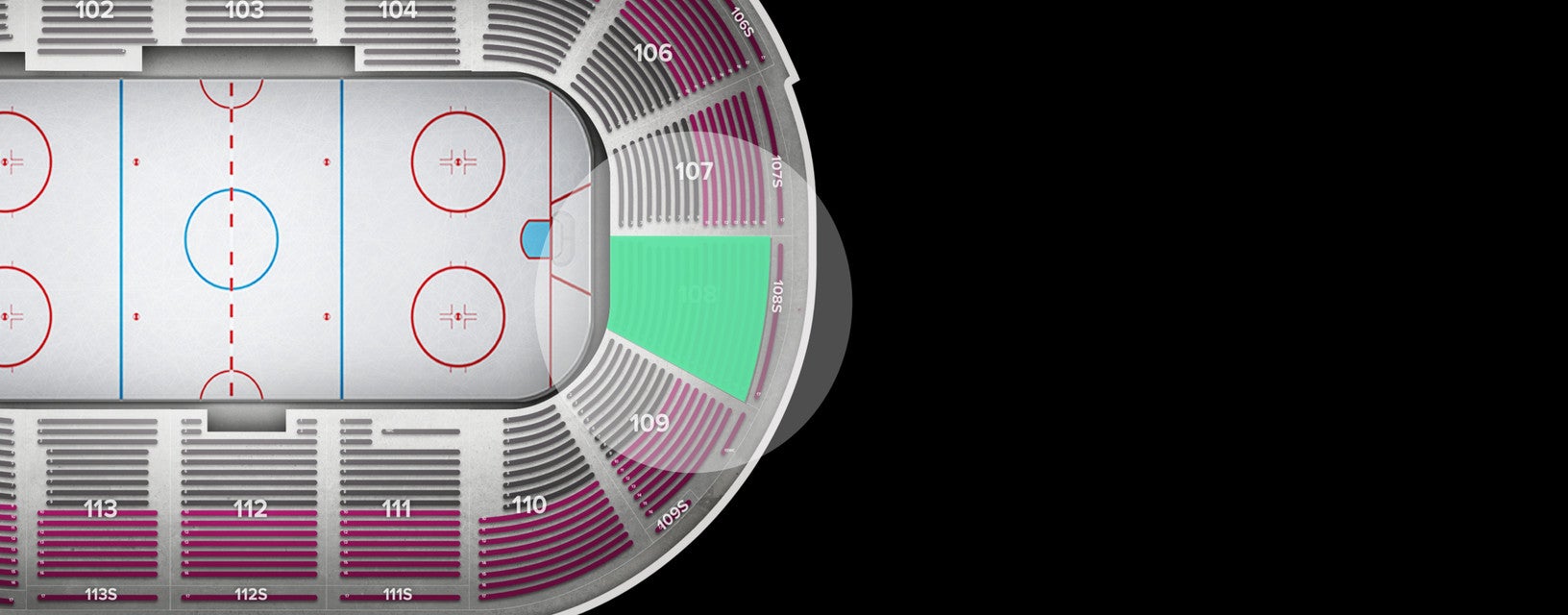 Seat view from Section