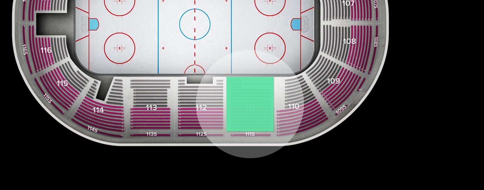 Seat view from Section