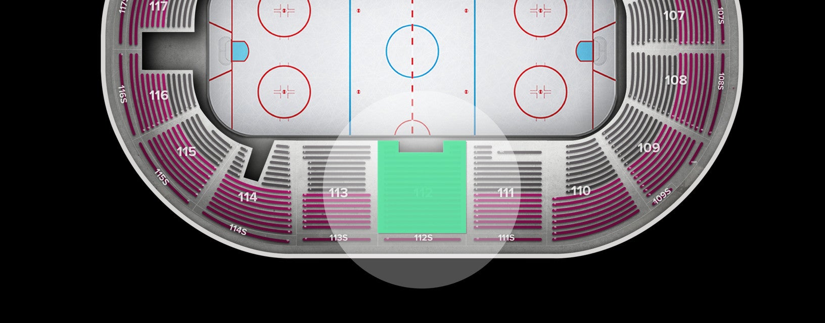 Seat view from Section