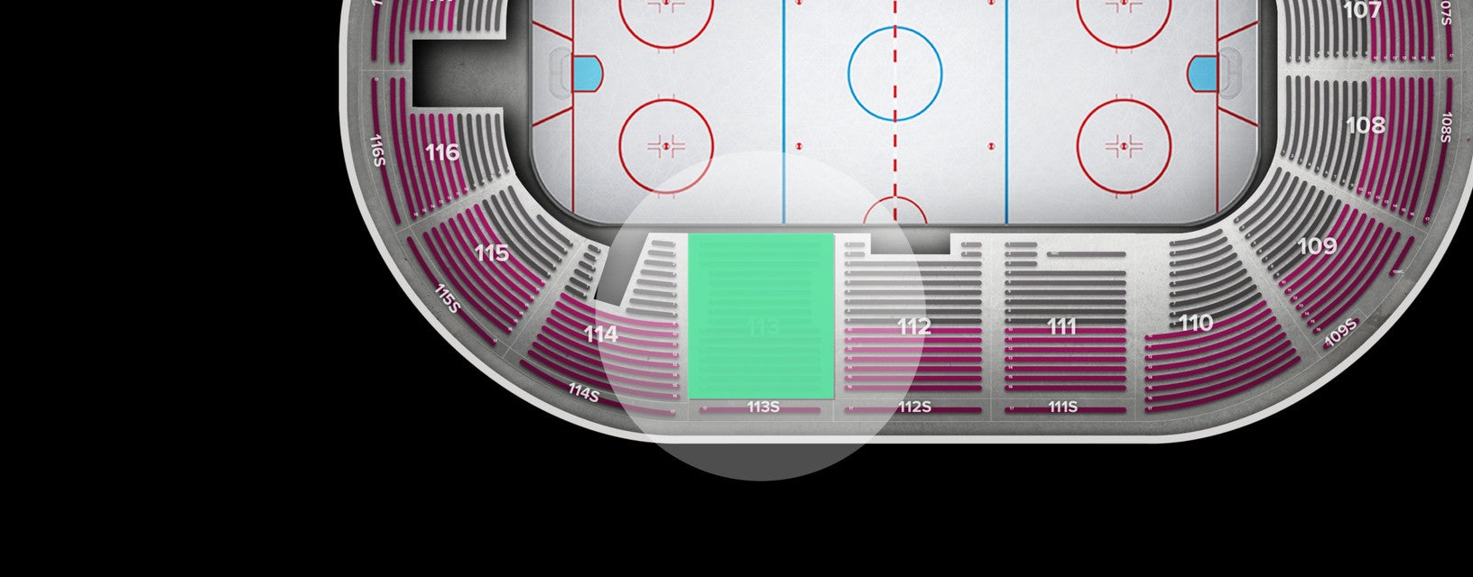 Seat view from Section