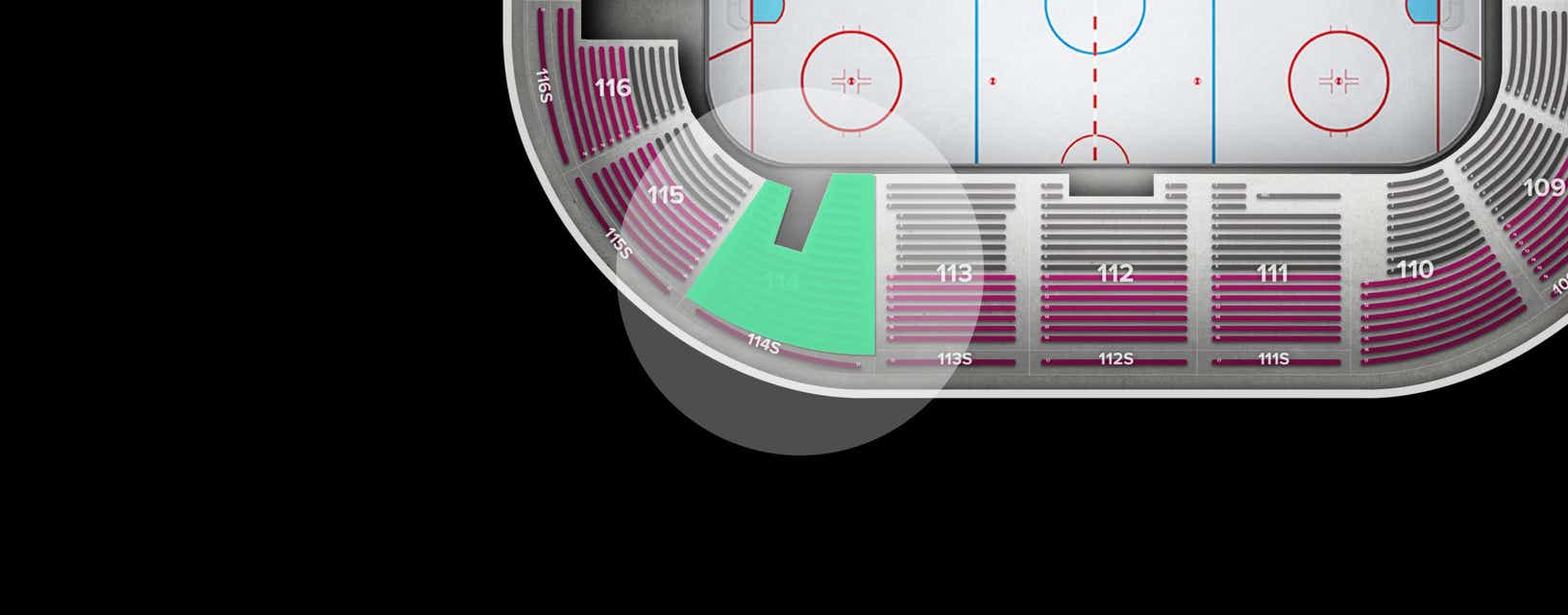 Seat view from Section