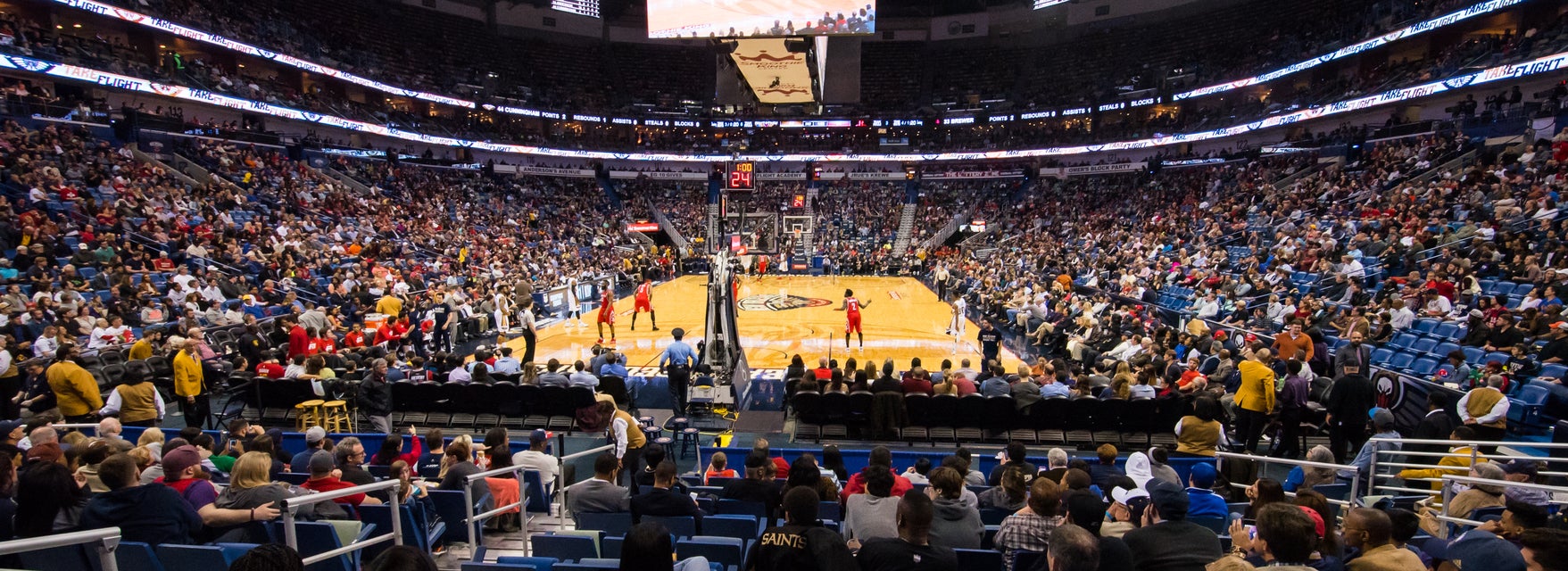 Seat view from Lower Level Baseline