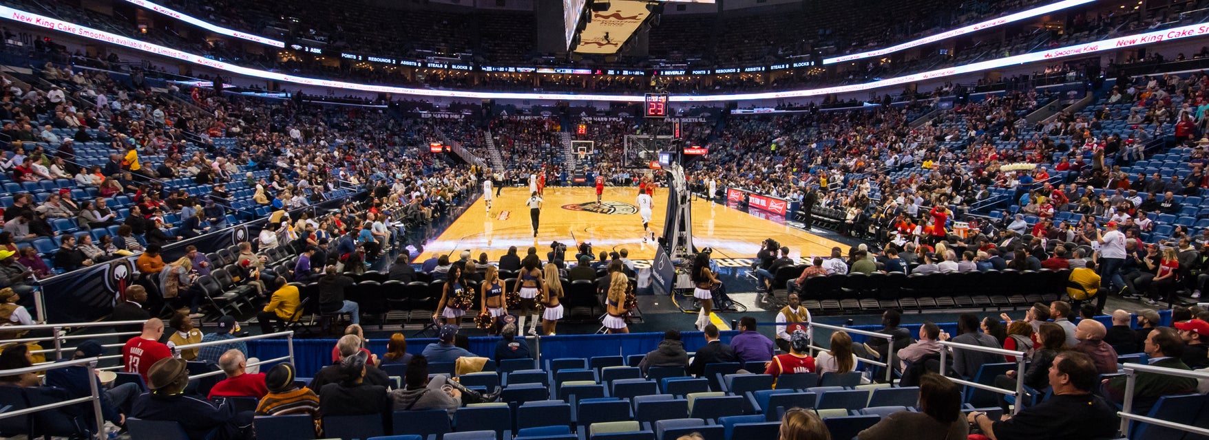 Seat view from Lower Level Baseline