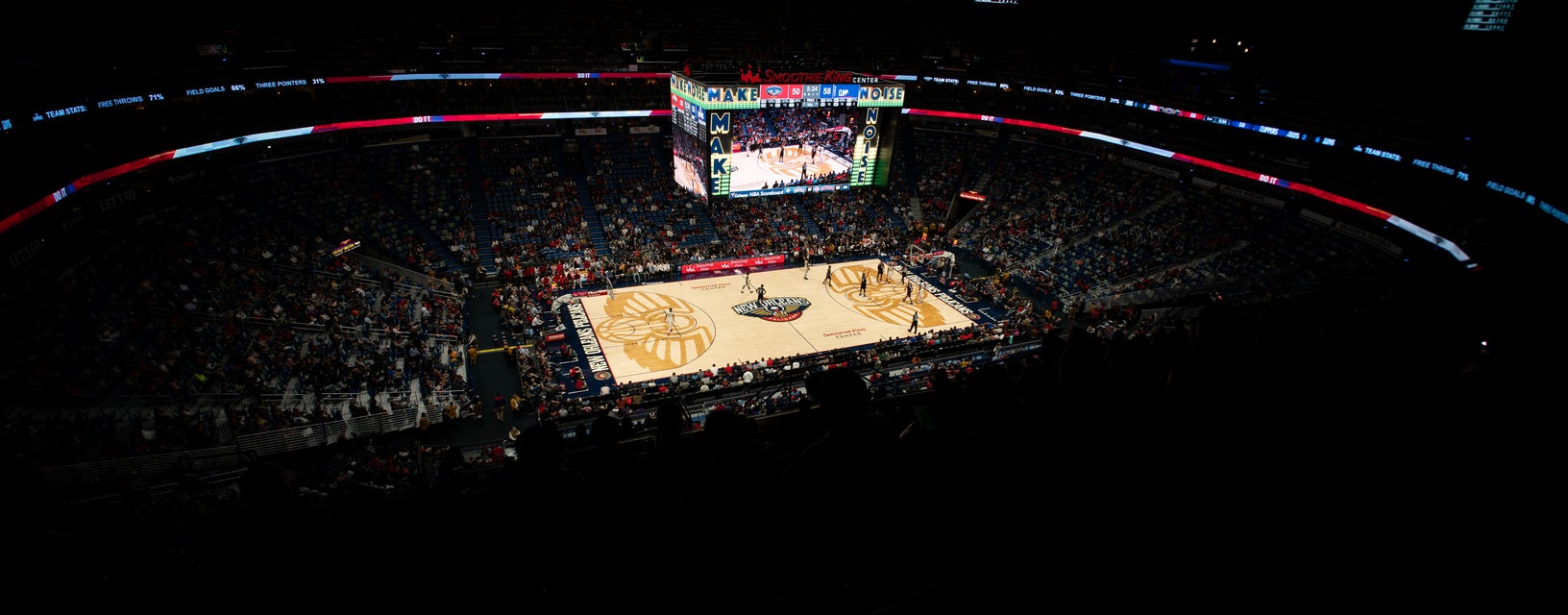 Seat view from Upper Level Center