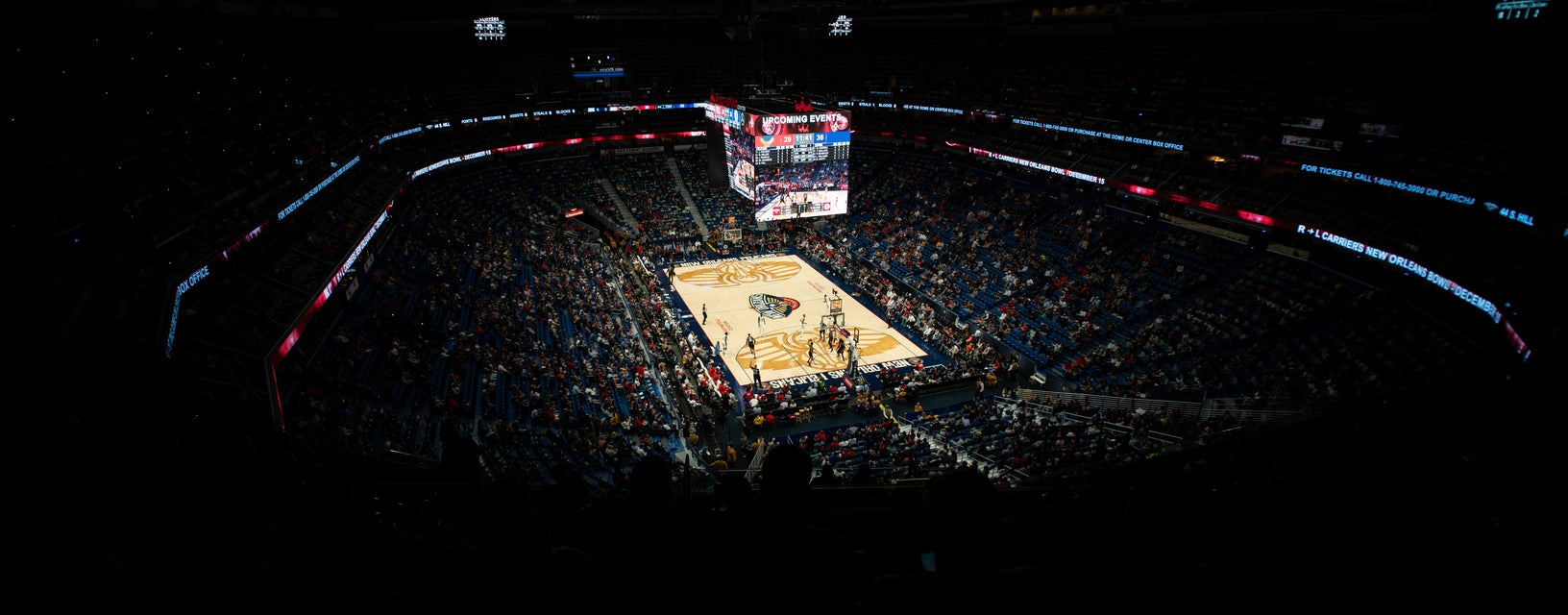 Seat view from Upper Level Baseline