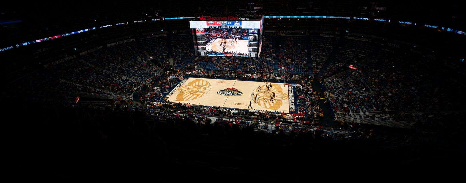Seat view from Upper Level Center