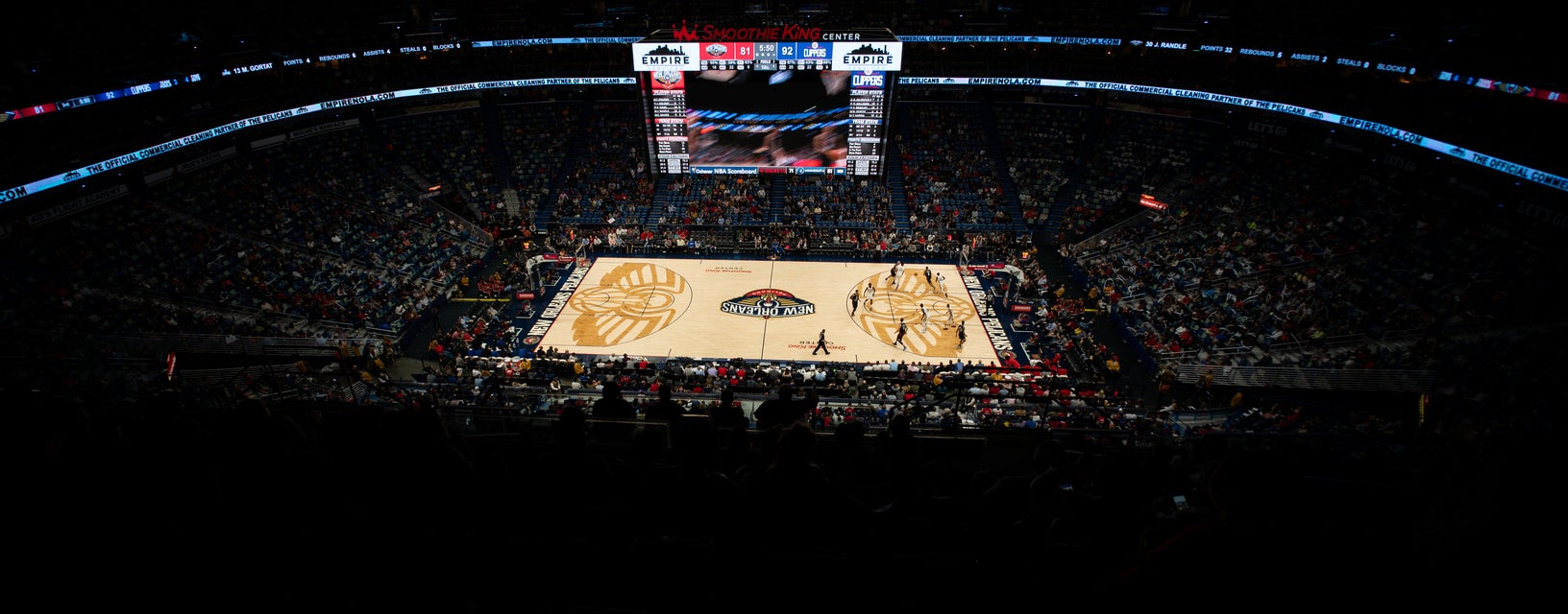 Seat view from Upper Level Center