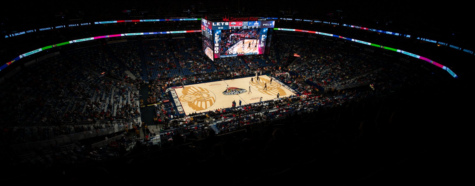 Seat view from Upper Level Center