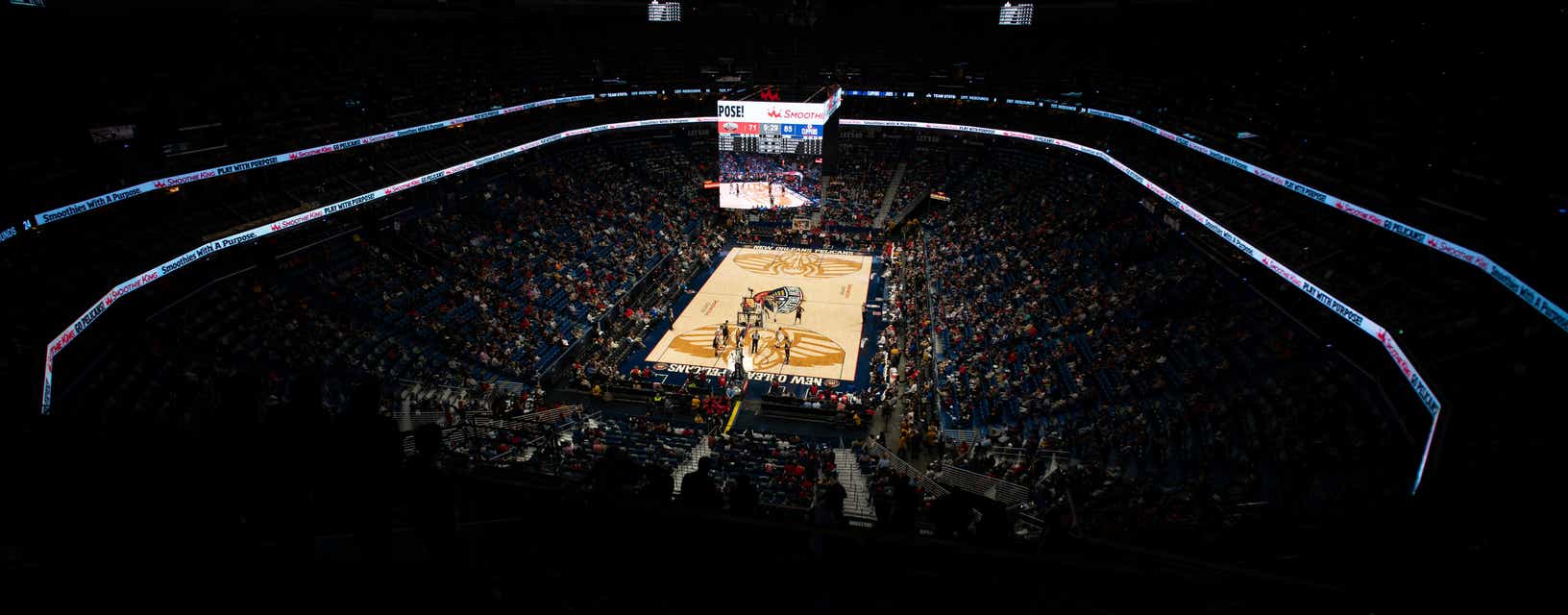 Seat view from Upper Level Baseline