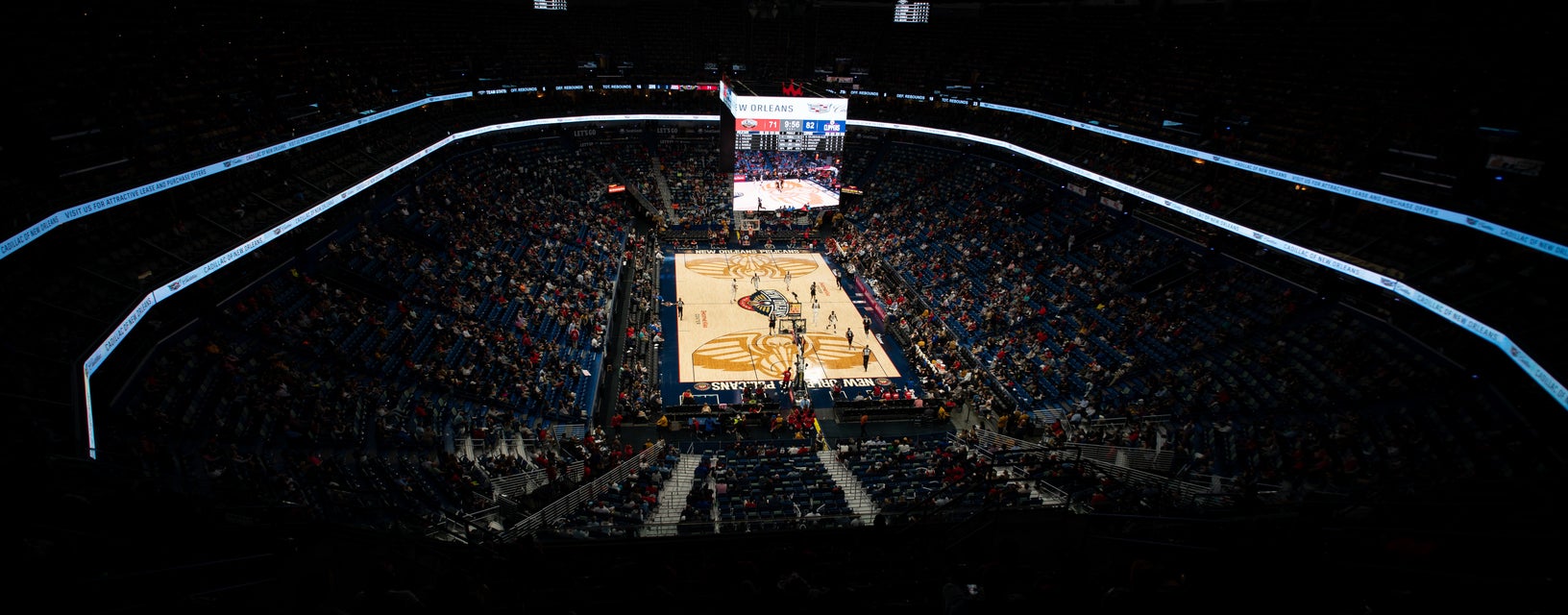 Seat view from Upper Level Baseline