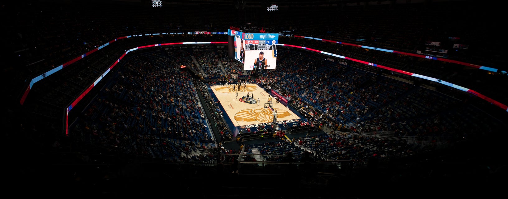Seat view from Upper Level Baseline