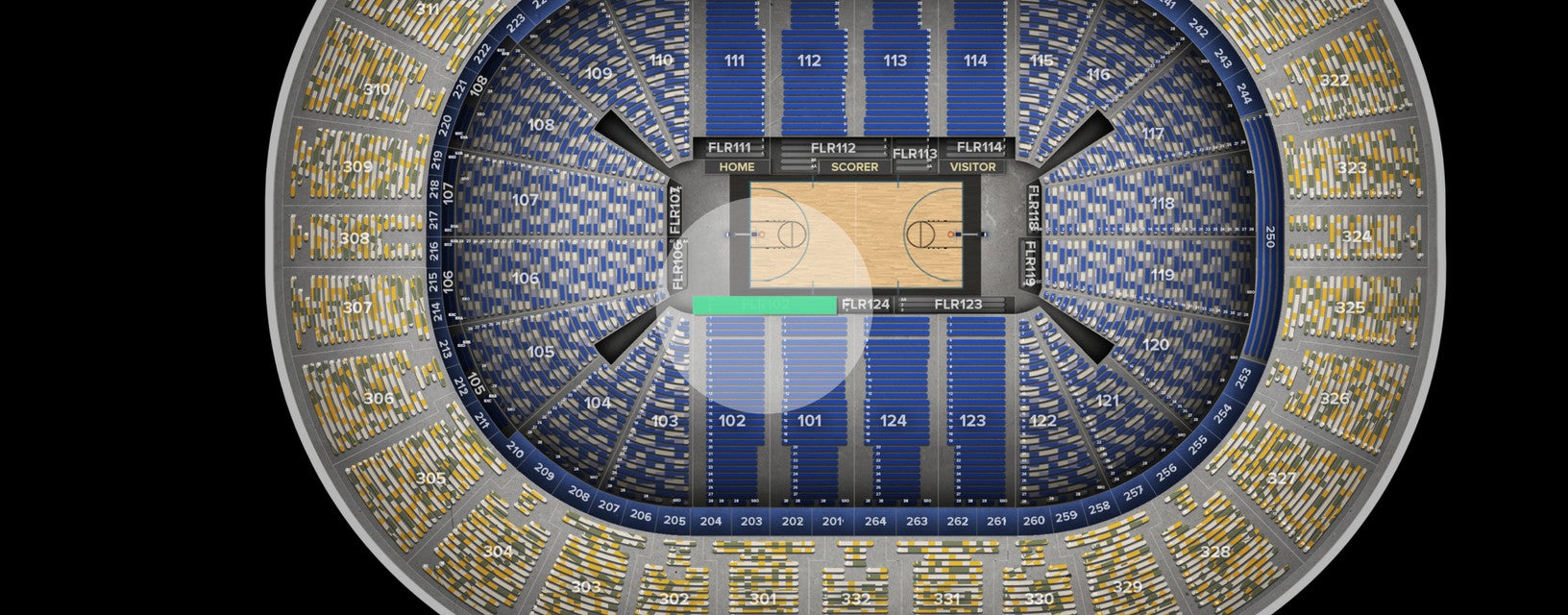 Seat view from Floor