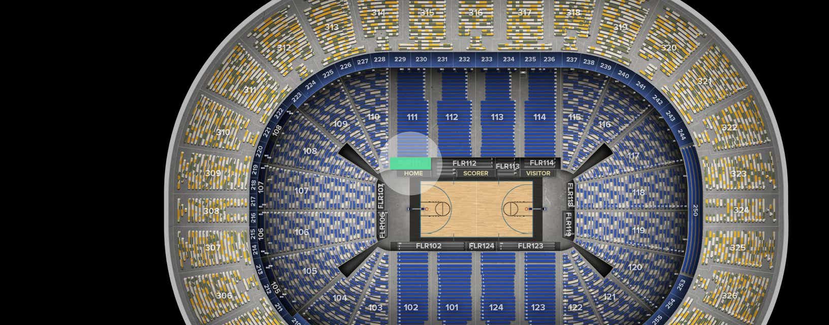 Seat view from Floor