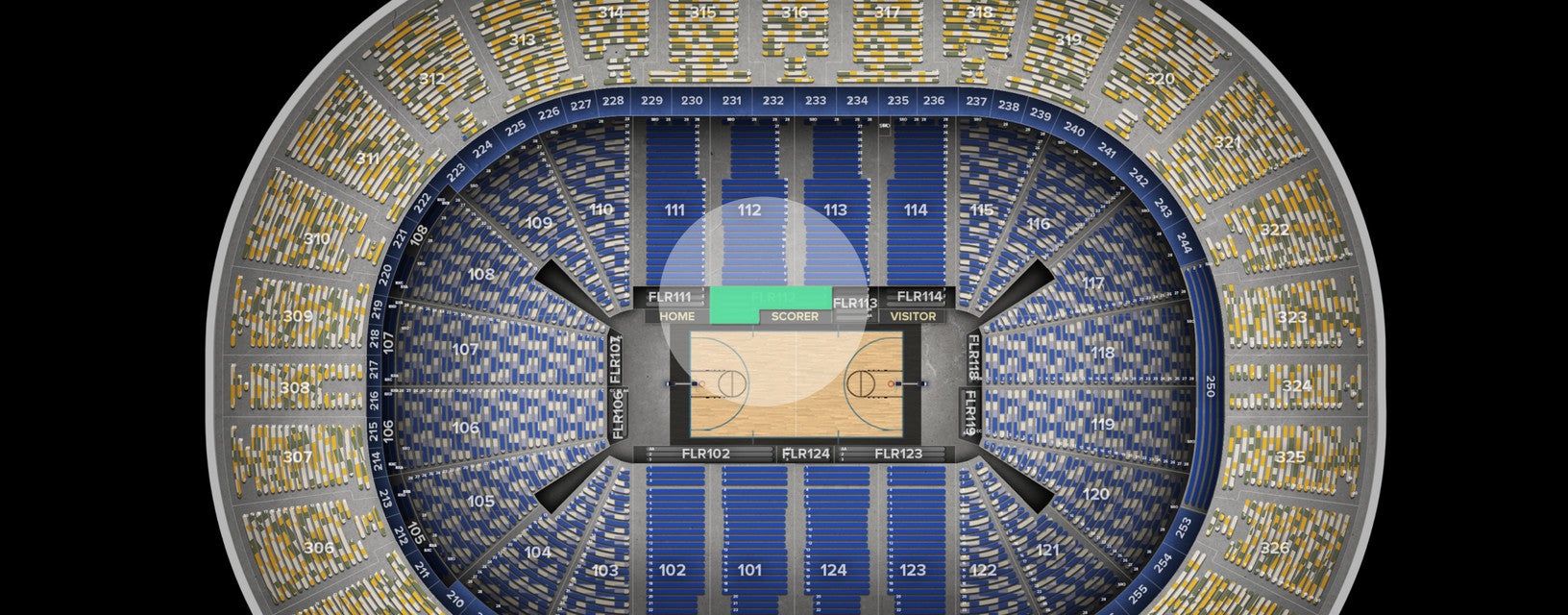 Seat view from Floor