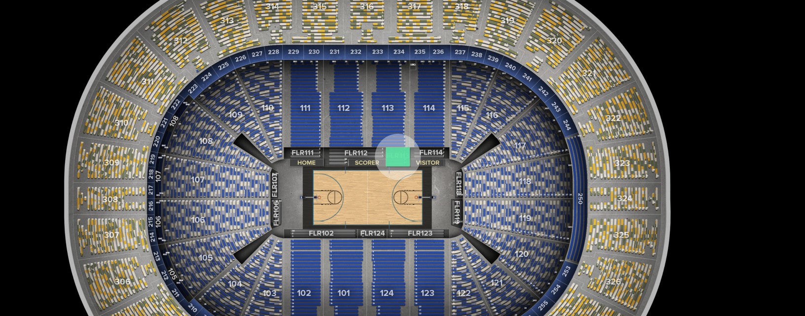 Seat view from Floor