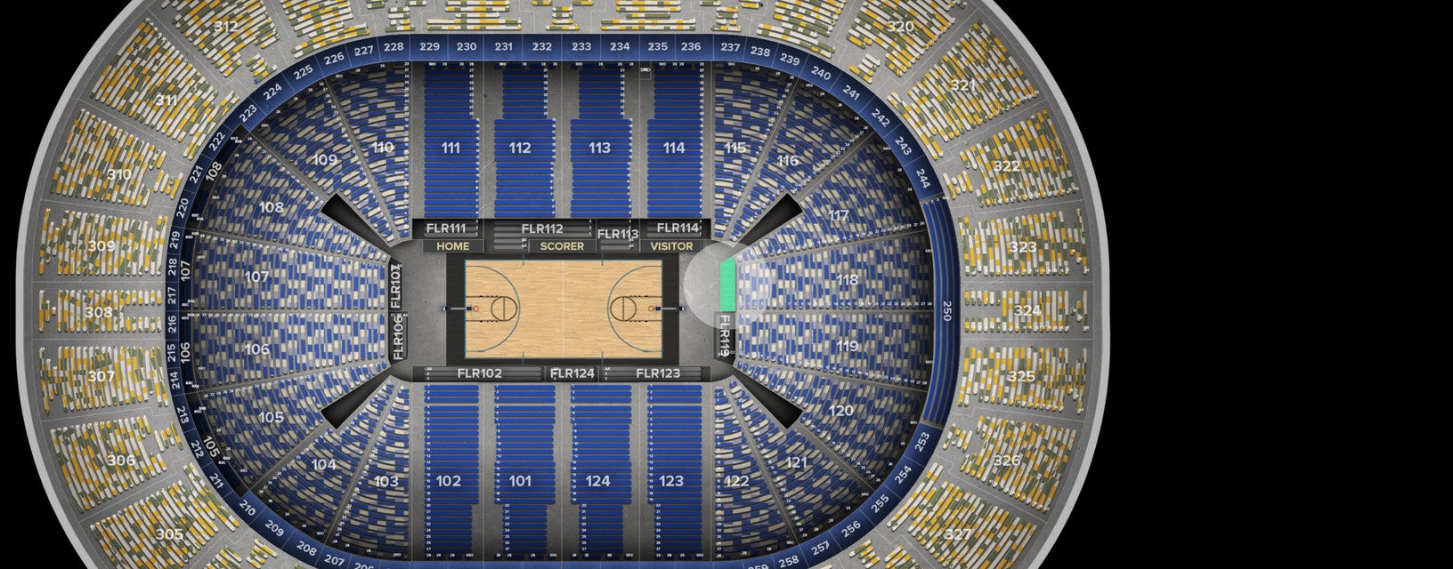 Seat view from Floor