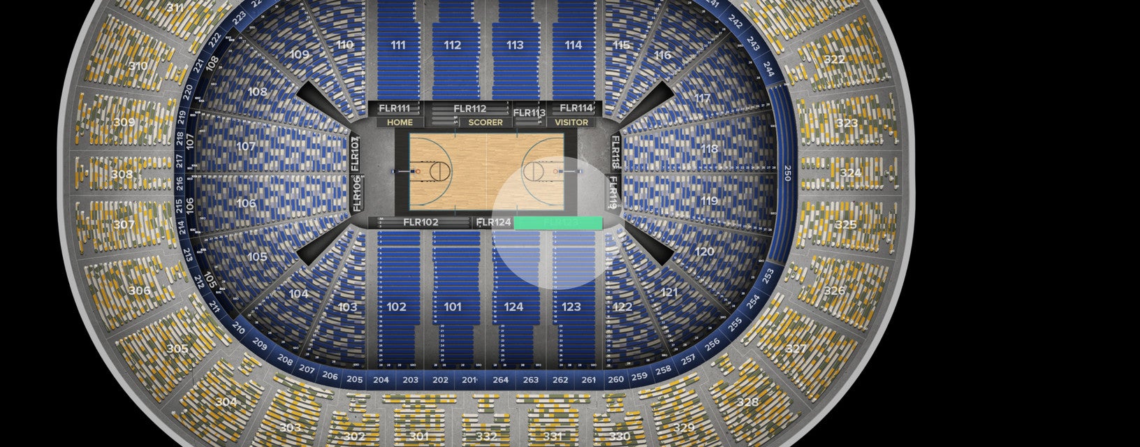 Seat view from Floor