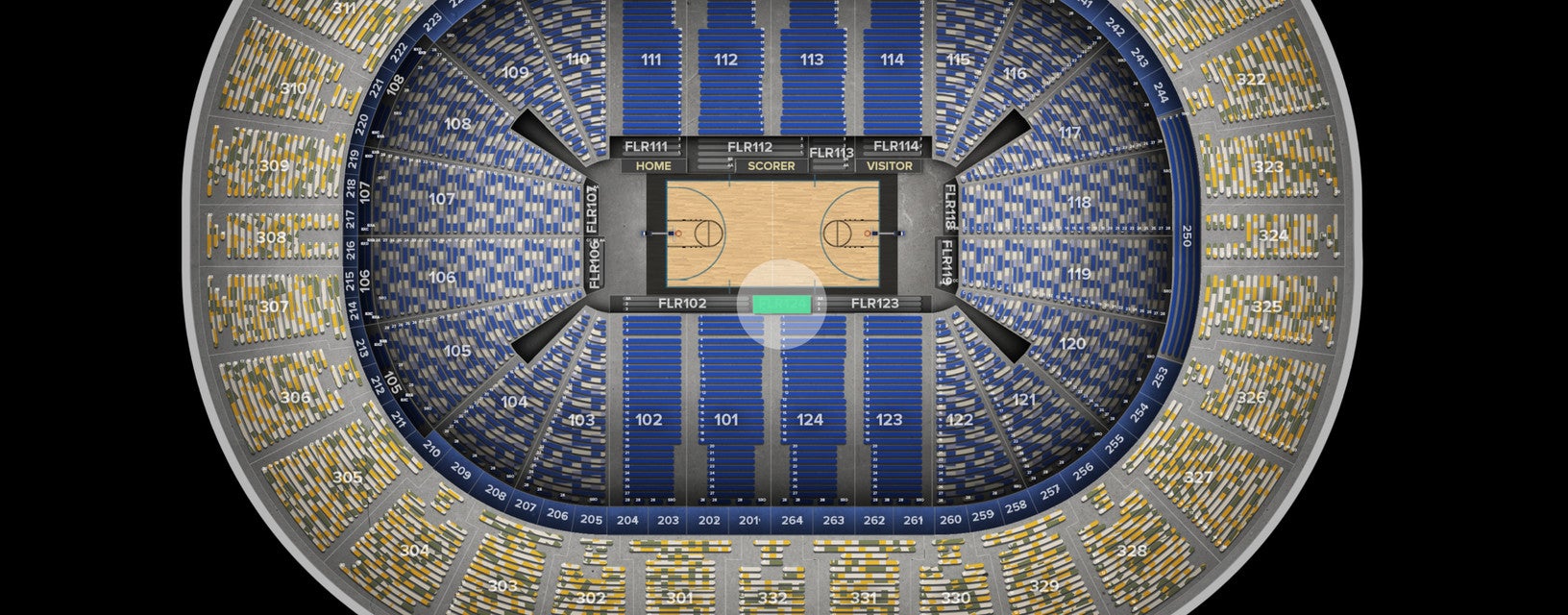 Seat view from Floor