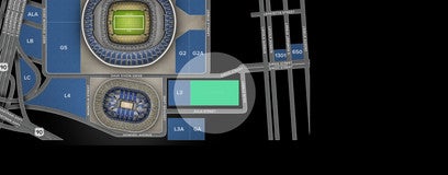 Seat view from Champions Garage