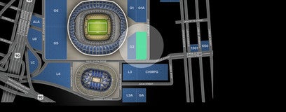 Seat view from Garage 2A