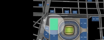 Seat view from Garage 6