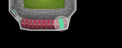 Seat view from Upper