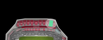 Seat view from Upper