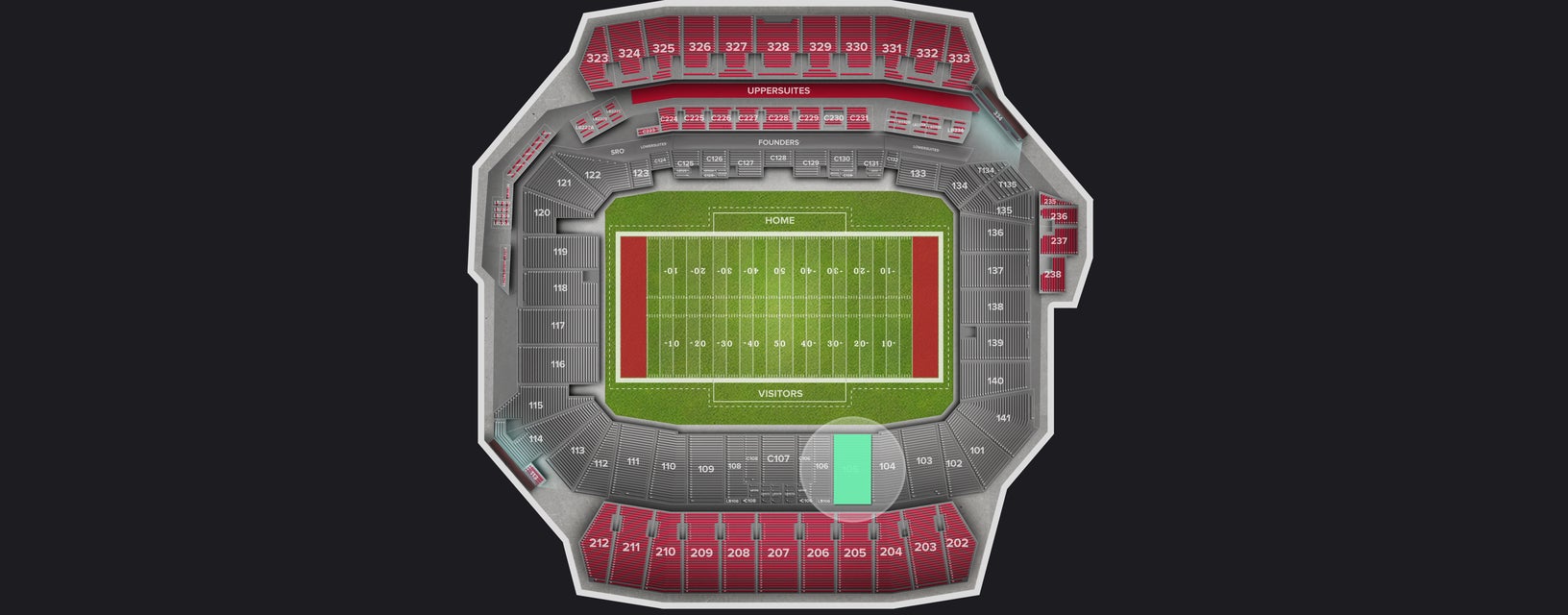 Seat view from Lower