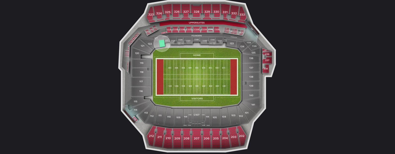 Seat view from Lower