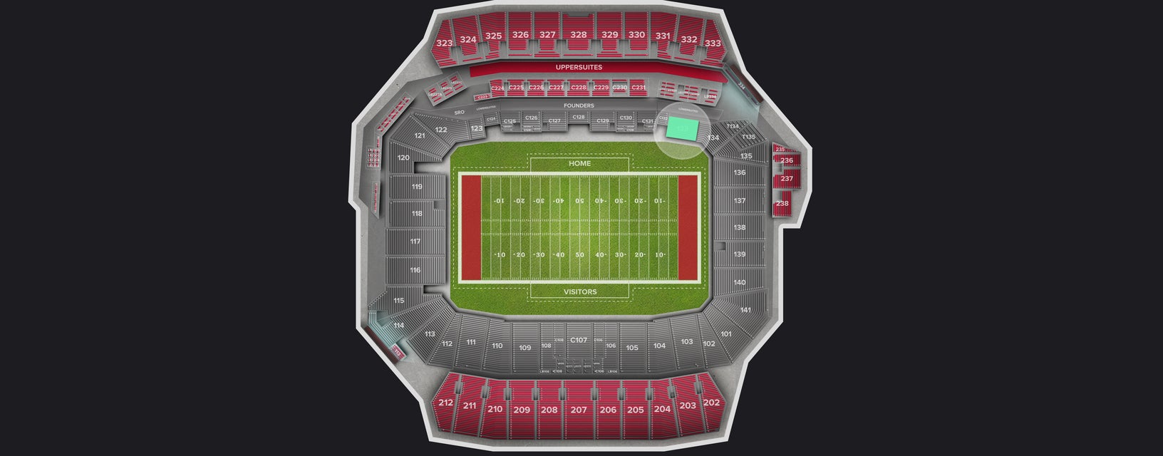 Seat view from Lower