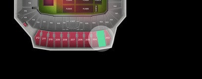 Seat view from Middle