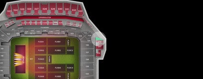 Seat view from Middle