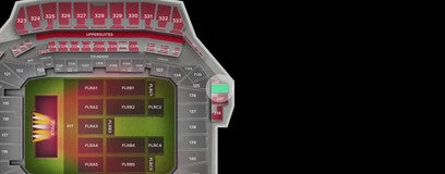 Seat view from Middle