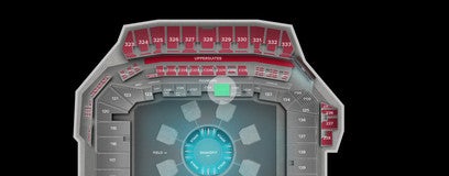 Seat view from Club