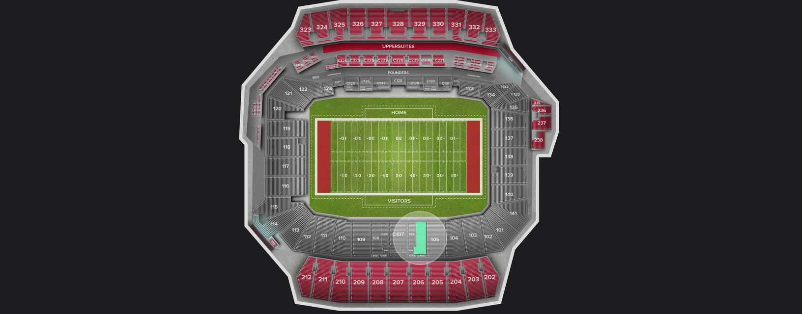 Seat view from Lower