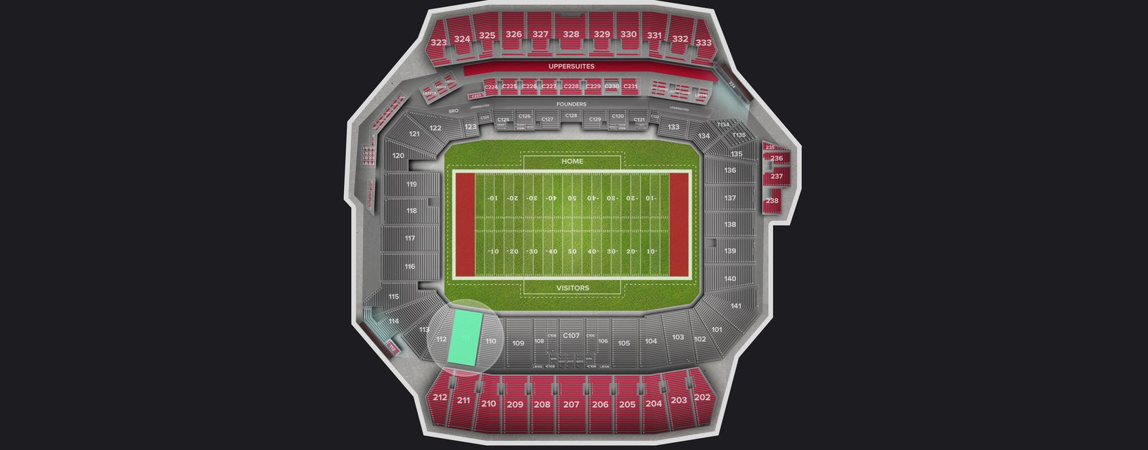 Seat view from Lower