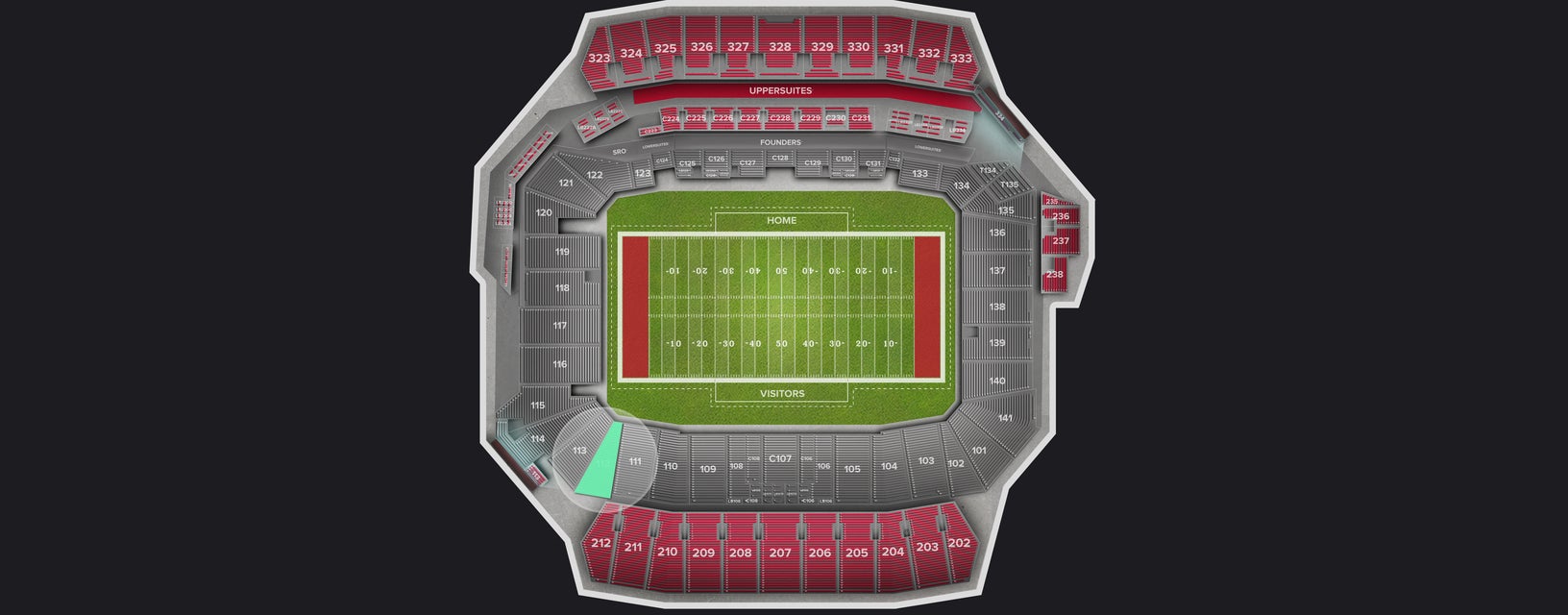 Seat view from Lower