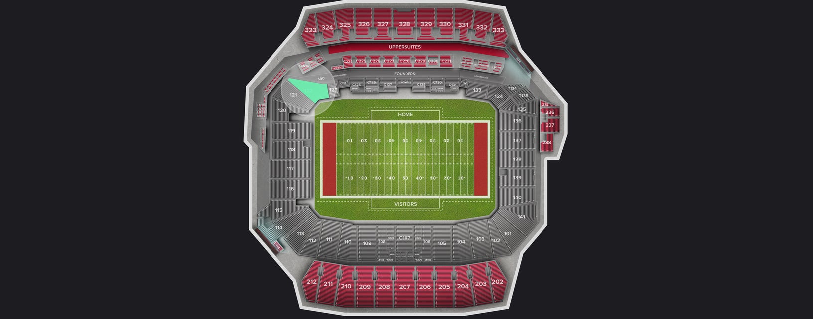 Seat view from Lower