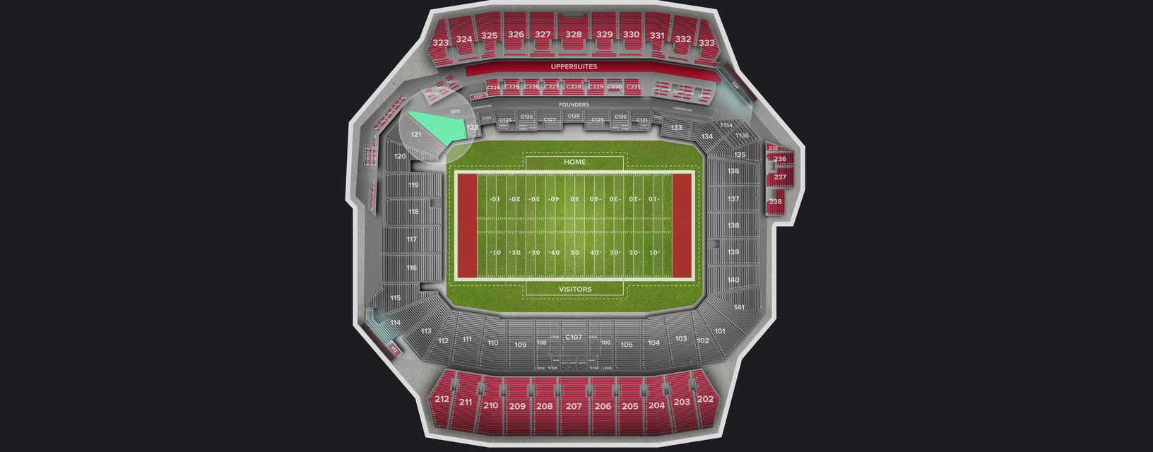 Seat view from Lower