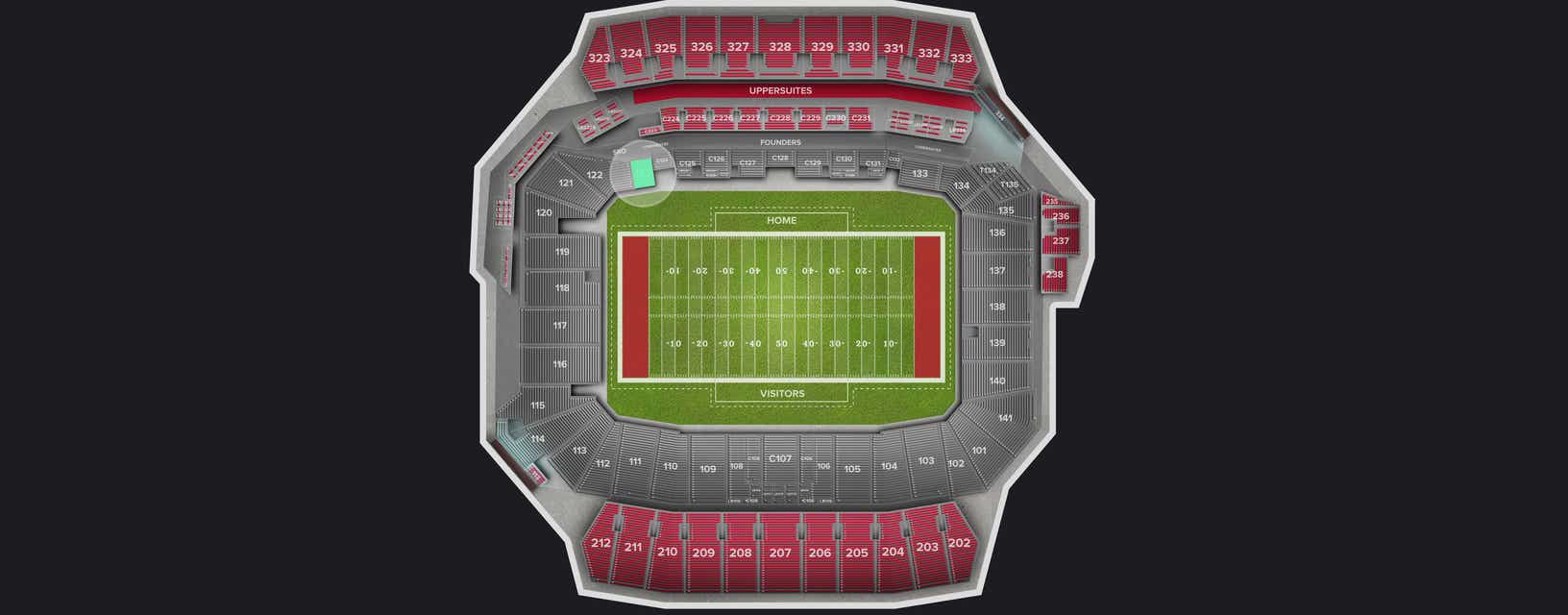 Seat view from Lower