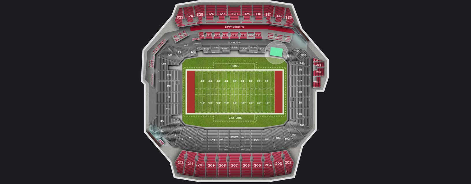Seat view from Lower