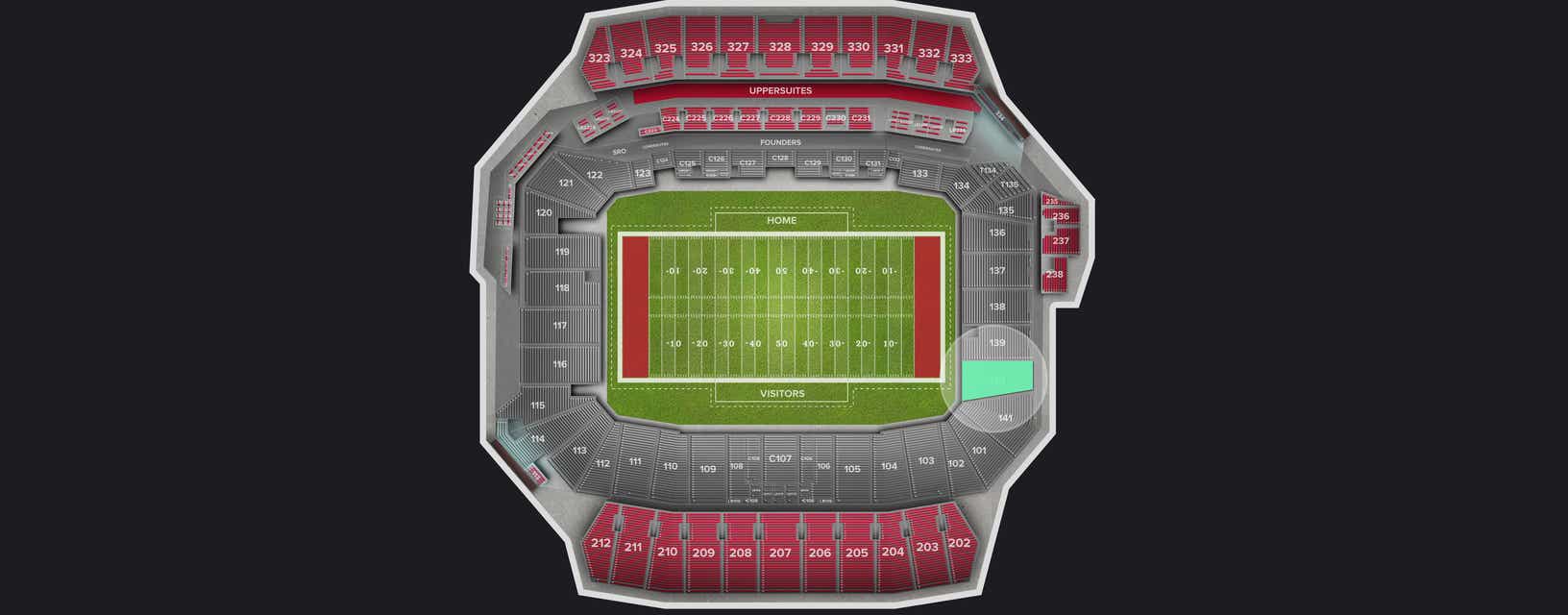Seat view from Lower