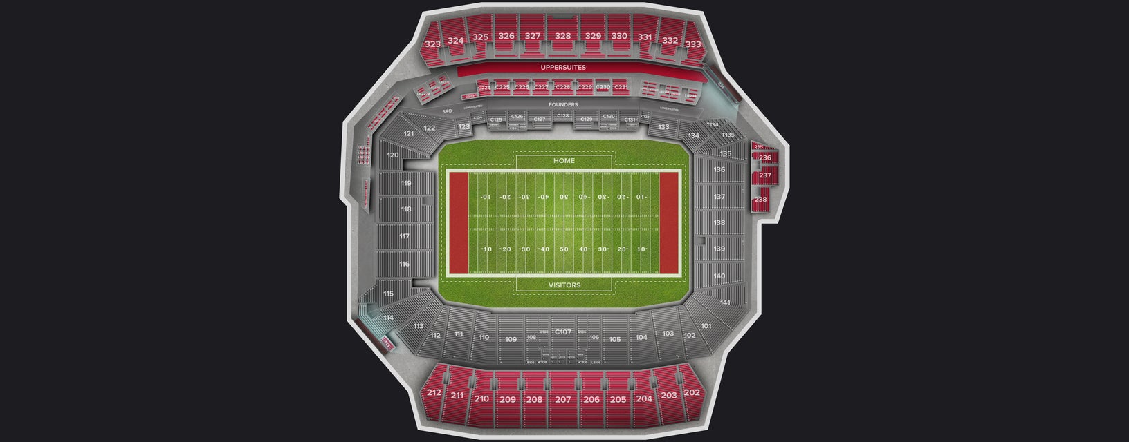 Seat view from General Admission
