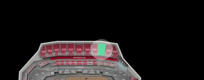 Seat view from Upper