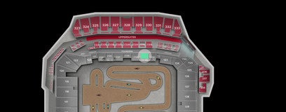 Seat view from Club