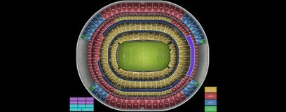 Seat view from Middle Endzone